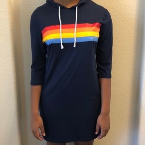 Casual Hoodie Dress